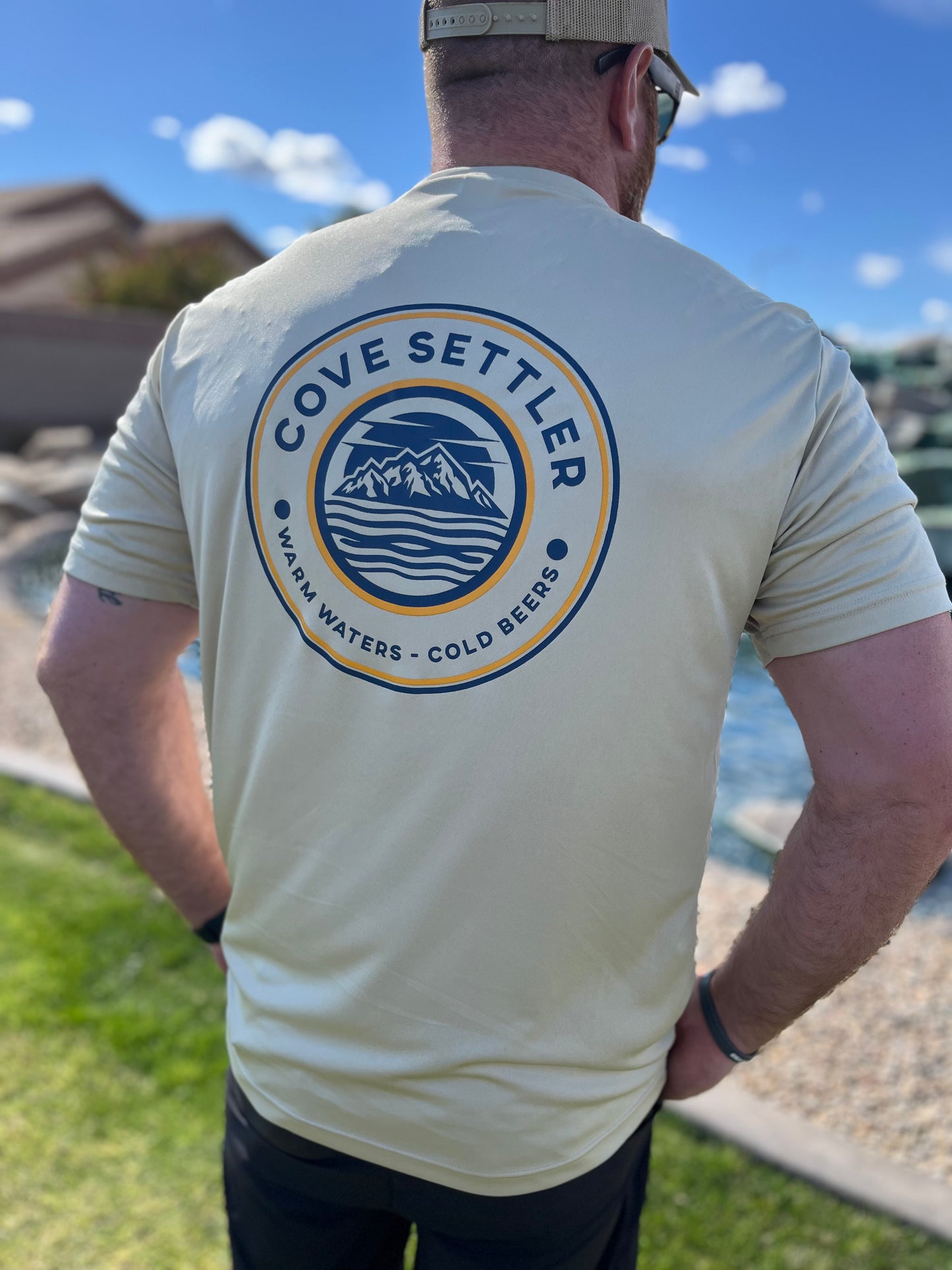 Cove Settler - Warm Waters Cold Beers T-Shirt